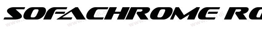 SOFACHROME RG字体转换